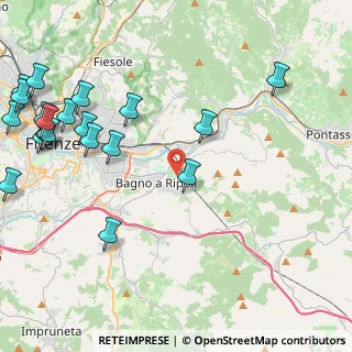 Mappa Via di Quarto, 50012 Rimaggio FI, Italia (6.0385)