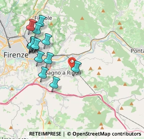 Mappa Via di Quarto, 50012 Rimaggio FI, Italia (4.37467)