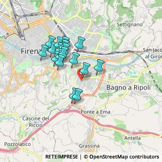 Mappa 50012 Firenze FI, Italia (1.56667)