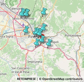 Mappa 50012 Firenze FI, Italia (6.18308)