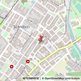 Mappa Via Aleardo Aleardi, 2, 50018 Scandicci, Firenze (Toscana)
