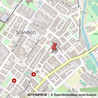 Mappa Via Aleardo Aleardi, 19, 50018 Scandicci, Firenze (Toscana)