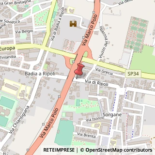 Mappa Via di Ripoli,  254, 50126 Firenze, Firenze (Toscana)