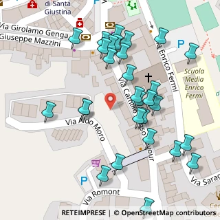Mappa Via Camillo Benso Conte di Cavour, 61037 Mondolfo PU, Italia (0.07241)