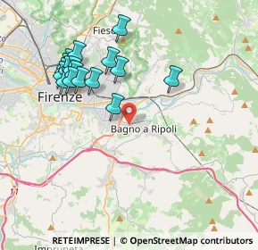 Mappa Via degli Olmi, 50012 Bagno A Ripoli FI, Italia (4.08471)