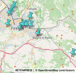 Mappa Via degli Olmi, 50012 Bagno A Ripoli FI, Italia (4.99083)