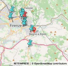 Mappa Via degli Olmi, 50012 Bagno A Ripoli FI, Italia (4.23583)