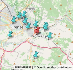 Mappa Via degli Olmi, 50012 Bagno A Ripoli FI, Italia (3.17154)