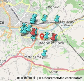 Mappa Via degli Olmi, 50012 Bagno A Ripoli FI, Italia (1.5)