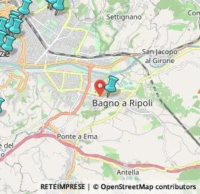 Mappa Via degli Olmi, 50012 Bagno A Ripoli FI, Italia (3.91583)