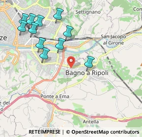 Mappa Via degli Olmi, 50012 Bagno A Ripoli FI, Italia (2.35455)