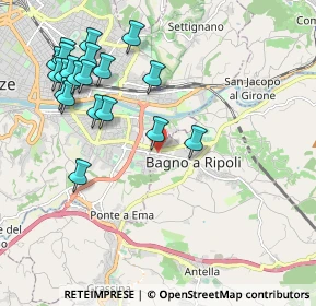 Mappa Via degli Olmi, 50012 Bagno A Ripoli FI, Italia (2.368)