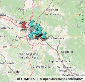 Mappa Via degli Olmi, 50012 Bagno A Ripoli FI, Italia (7.17636)