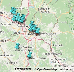 Mappa Via degli Olmi, 50012 Bagno A Ripoli FI, Italia (15.57176)