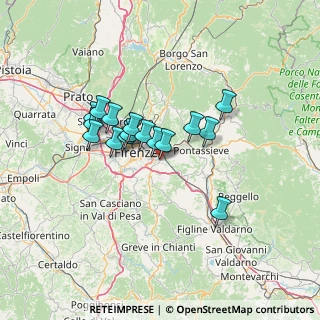 Mappa Viale delle Arti, 50012 Bagno A Ripoli FI, Italia (10.82313)