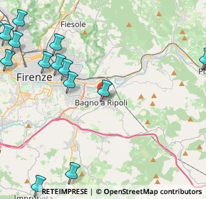Mappa Viale delle Arti, 50012 Bagno A Ripoli FI, Italia (6.432)