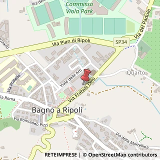 Mappa Via Fratelli Orsi, 27C, 50012 Bagno a Ripoli, Firenze (Toscana)