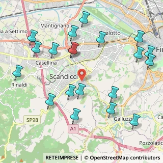 Mappa Via E. Cecconi, 50018 Scandicci FI, Italia (2.5555)