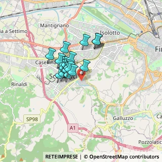 Mappa Via E. Cecconi, 50018 Scandicci FI, Italia (1.2165)