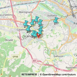 Mappa Via E. Cecconi, 50018 Scandicci FI, Italia (1.27455)