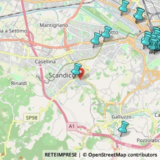 Mappa Via E. Cecconi, 50018 Scandicci FI, Italia (3.8925)