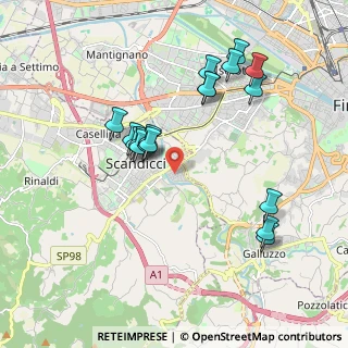 Mappa Via E. Cecconi, 50018 Scandicci FI, Italia (1.91333)
