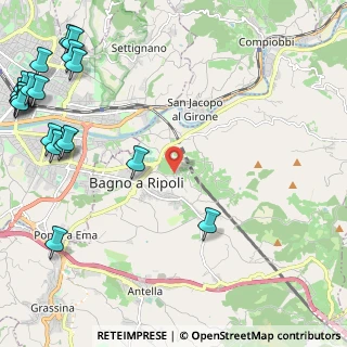 Mappa Strada Comunale Quarto, 50012 Rimaggio FI, Italia (3.6095)