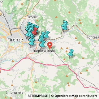 Mappa Strada Comunale Quarto, 50012 Rimaggio FI, Italia (3.673)