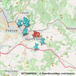 Mappa Strada Comunale Quarto, 50012 Rimaggio FI, Italia (3.58455)