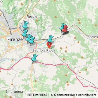 Mappa Strada Comunale Quarto, 50012 Bagno a Ripoli FI, Italia (3.71273)