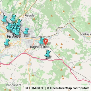 Mappa Strada Comunale Quarto, 50012 Bagno a Ripoli FI, Italia (6.1195)