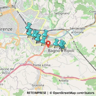Mappa Viale Benedetto Croce, 50126 Firenze FI, Italia (1.39167)
