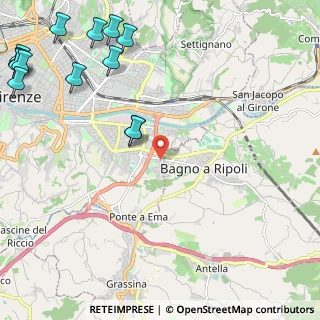 Mappa Viale Benedetto Croce, 50126 Firenze FI, Italia (3.44231)