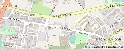 Mappa Bagno a Ripoli