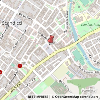 Mappa Via mangani ferruccio 1, 50018 Scandicci, Firenze (Toscana)