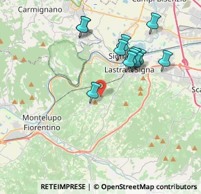 Mappa Via San Salvadore, 50055 Lastra a Signa FI, Italia (3.72833)