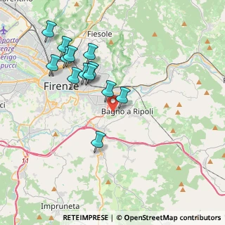 Mappa Via Tagliamento, 50012 Firenze FI, Italia (3.94923)