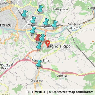 Mappa Via Tagliamento, 50012 Firenze FI, Italia (1.95545)