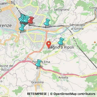 Mappa Via Tagliamento, 50012 Firenze FI, Italia (2.72909)