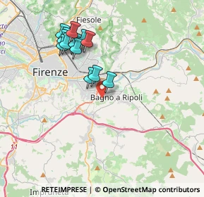Mappa Via Tagliamento, 50012 Firenze FI, Italia (3.73857)