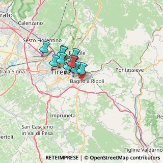 Mappa Via Tagliamento, 50012 Firenze FI, Italia (4.76909)