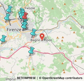 Mappa Via I Maggio, 50012 Bagno A Ripoli FI, Italia (5.37692)