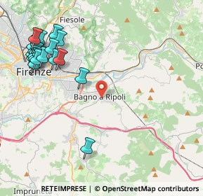 Mappa Via I Maggio, 50012 Bagno A Ripoli FI, Italia (5.48684)