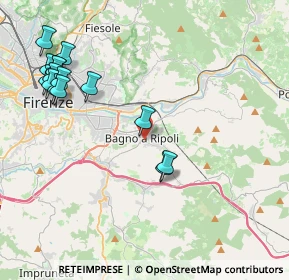Mappa Via I Maggio, 50012 Bagno A Ripoli FI, Italia (4.968)