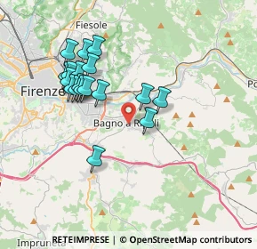 Mappa Via I Maggio, 50012 Bagno A Ripoli FI, Italia (3.53556)