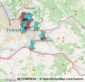 Mappa Via I Maggio, 50012 Bagno A Ripoli FI, Italia (4.04647)