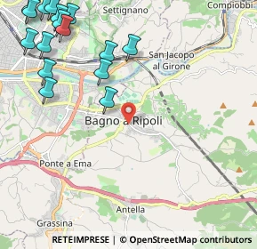 Mappa Via I Maggio, 50012 Bagno A Ripoli FI, Italia (3.125)