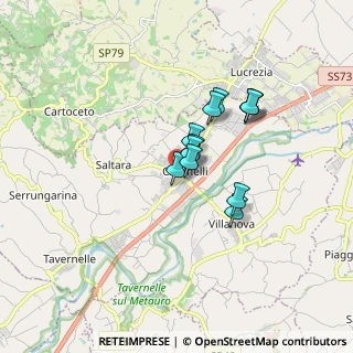 Mappa Viale Oriani, 61030 Saltara PU, Italia (1.23333)
