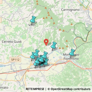 Mappa Via Luggiano, 50059 Vinci FI, Italia (3.89467)