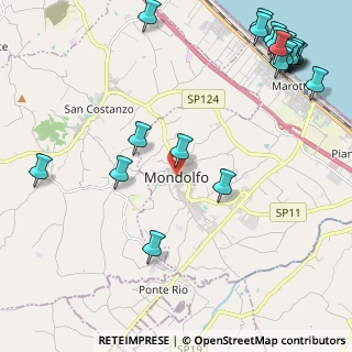 Mappa Via XX Settembre, 61035 Mondolfo PU, Italia (3.131)